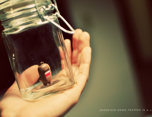 Domo kun in a jar